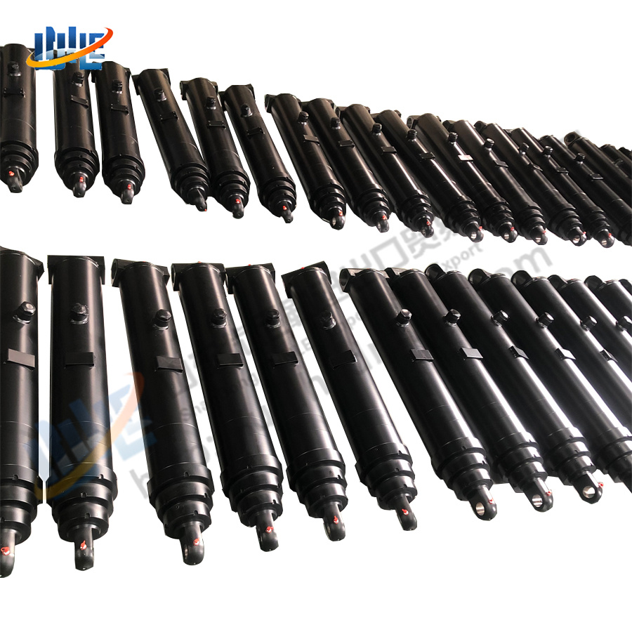 PK Telescopic Single-Acting Multi-stage Welded Rod Hydraulic Cylinder For Hydraulic Tipper Bodies Tilt-Slide Trays