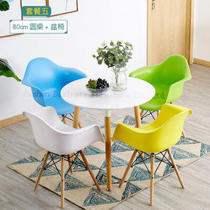 Nórdicos de madera maciza pies mesa de mesa cuadrada y mesa redonda - Product Image 2