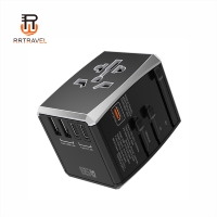 RRTRAVEL 2025 Offre Spéciale nouveau cadeau HHT905-65W charge rapide avec 2 USB-A et 2 TYPE-C adaptateur de voyage universel