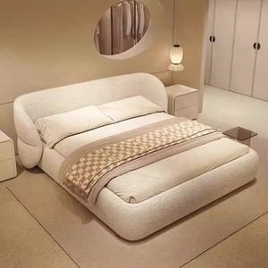 <span class=keywords><strong>Letto</strong></span> per Bambini a Forma di Nuvola, Set di Mobili per Camera da <span class=keywords><strong>Letto</strong></span>, <span class=keywords><strong>Letto</strong></span> King Size <span class=keywords><strong>Imbottito</strong></span> in Pelle per Bambini, Stile Crema, <span class=keywords><strong>Letto</strong></span> in Legno per Bambini - Product Image 3