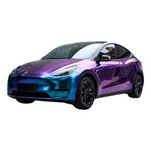 Vente chaude Caméléon Gris Voiture Wrap Vinyle Autocollants Auto-Adhésif Utilisé Voiture Film De Voiture - Product Image 6