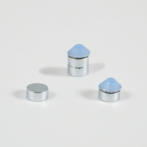 Ensemble 12 boules d'opale en argent boucles d'oreilles nez Non percé lèvre <span class=keywords><strong>Labret</strong></span> goujon nez <span class=keywords><strong>anneau</strong></span> en acier inoxydable <span class=keywords><strong>faux</strong></span> tricheur magnétique fiançailles - Product Image 5