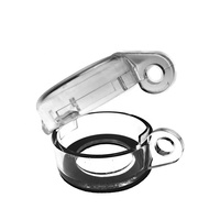 Dispositifs de verrouillage de sécurité à bouton-poussoir d'urgence industriels BOZZYS, couvercles transparents de verrouillage de sécurité, 1 pièce en plastique BD-D52 CN;ZHE