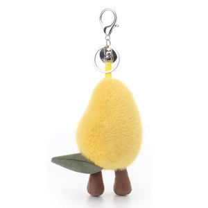 Llavero de Peluche Suave y Adorable con Forma de <span class=keywords><strong>Mango</strong></span> y Patas, Adorno Colgante para Mochila Escolar, Regalo para Niñas, Barato, 8542 - Product Image 2