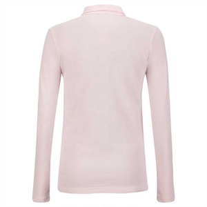 Women's Custom for <b>Polo</b> Shirts Fashion Style <b>Ladies</b> Polyester V-<b>Neck</b> Golf T-Shirt Breathable and Washed Pattern Customizable - Product Image 2