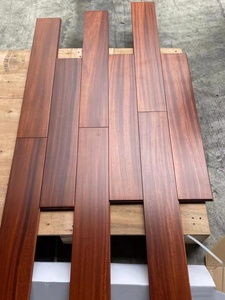 Suelo de <span class=keywords><strong>Madera</strong></span> Maciza <span class=keywords><strong>Iroko</strong></span> con Sistema de Ranura y Lengüeta, Acabado Mate, Grado Premium, Estilo Europeo, para Dormitorio y Cocina - Product Image 6