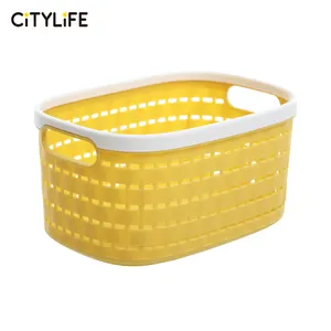 Citylife Hot Selling Fashion Basket Medium Organizer Stackable Daily Sundries Food Home Plastic Storage Basket