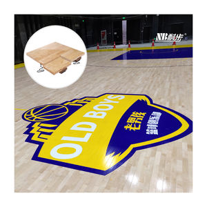 Vente directe d'usine en Chine sol de sport parquet sport en bois dur érable bouleau chêne hévéa parquet de squash sol de basket-ball intérieur - Product Image 3