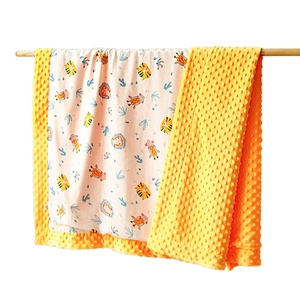 <span class=keywords><strong>Couverture</strong></span> pour bébé pour garçons et filles <span class=keywords><strong>Couverture</strong></span> de réception en peluche douce Minky avec support en pointillés pour nouveau-né <span class=keywords><strong>Couverture</strong></span> de <span class=keywords><strong>lit</strong></span> pour bambins - Product Image 1