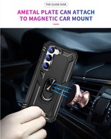 Funda de teléfono deportiva a prueba de golpes, armadura para Samsung Galaxy S23 S23 Plus S23 Ultra, funda trasera con soporte