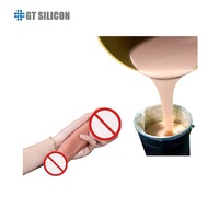 Caoutchouc de silicone liquide d'usine de Dongguan pour faire des moules de vagin/gode