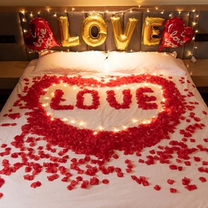 Offre Spéciale Vente en gros Mariage Artificielle Real Touch Soie Satin Rose Pétale de fleur Pétales de <span class=keywords><strong>fleurs</strong></span> décoratifs - Product Image 2