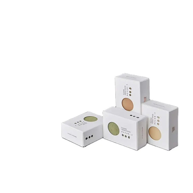 Umweltfreundliches Logo-Design Seifenfolie-Kosmetikverpackungsboxen Großhandel kundendefinierte Papierboxen