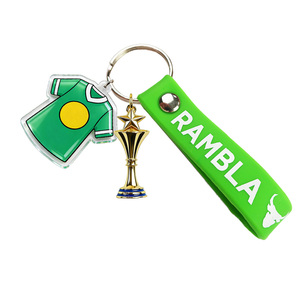Llavero con Trofeo Personalizado, Recuerdo de Partido, Trofeo Dorado para Fanáticos, Medallas Deportivas Chapadas en Oro, Trofeos Metálicos - Product Image 4