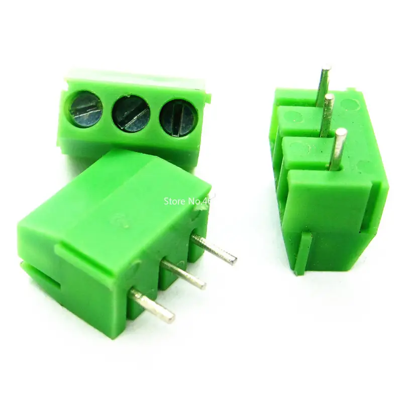 Kf350 conector de terminais de pino verde, 2p 3p 3.5mm, conector de kf350 amfenol 250v/10a