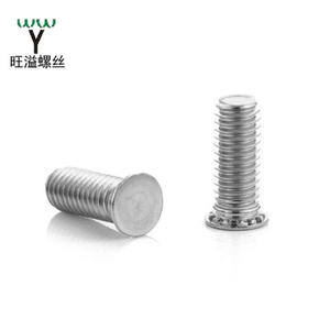 Vis à rivet ronde à tête <span class=keywords><strong>plate</strong></span> Goujons à tête affleurante Vis à riveter à pression FHD Vis à rivet à pression <span class=keywords><strong>Goujon</strong></span> auto-serrant pour tôle métallique - Product Image 4