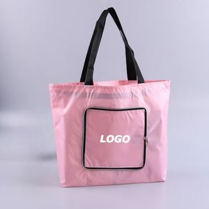 Foldable <b>Tote</b> <b>Bag</b> with Wallet Design, Reusable Grocery Shopping <b>Bag</b>, Custom Logo Travel Carry <b>Bag</b> for Promotions - Product Image 1