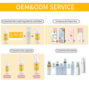 OEM de etiqueta privada, higiene vaginal íntima femenina orgánica, lavado Yoni, lavado de espuma de cúrcuma para vagina femenina, reduce las manchas oscuras - Product Image 2