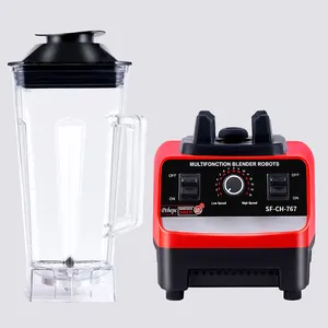 3 in 1 personal blenders and juicers 2l square parts glass jar juice for home use 2000 crushing ice blender