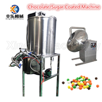 Pulvérisateur rotatif automatique de 50 litres pour l'industrie alimentaire, petite machine de pulvérisation électrique pour chocolat liquide couleur cacao