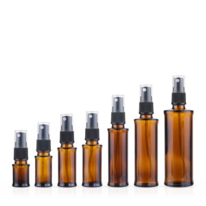 Nouvelle bouteille pulvérisateur en verre ambré de 5 ml, 10 ml, 15 ml, 20 ml, 30 ml, 50 ml, 100 ml pour huile essentielle, <span class=keywords><strong>parfum</strong></span>, avec pulvérisateur - Product Image 1