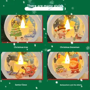 Lámpara LED Digital Tipo Candelabro 6000K Luz Diurna, Decoración Navideña con Diseño de Viento, Regalo para Niños, para Árbol de Navidad de Jardín de Infancia - Product Image 3