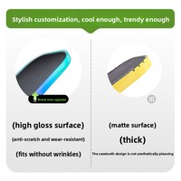 Bande de protection de bord pour raquette de pickleball à dégradé multicolore, design personnalisé original, anti-usure, vente en gros OEM