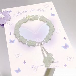 Trendy Colorful Sweet Fantasy Popcorn Butterfly Beads <b>Bracelet</b> for Women Girls Mushroom Charm Pendant Hand <b>Beaded</b> <b>Bracelet</b> - Product Image 4