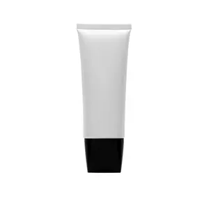 Белая плоская трубка для ухода за кожей, крем для рук, эссенция, крем, очищающее средство для лица, косметические мягкие трубки