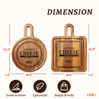 Accessoires de cuisine pour la maison, plateau à fruits en bois d'acacia, planche à découper en bois pour fromage et steak