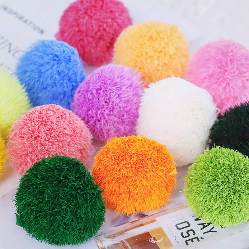 Real Natural Preserved Green Ball Flower