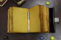 Livre d'ombres Vintage à trois yeux, livre d'ombres, en cristal, 7x5 pouces