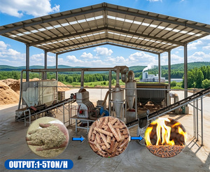 CE 1-2 Presse à granulés de paille et d'herbe complète, Usine de fabrication de granulés de biomasse, Ligne de production de granulés de bois, Projet clé en main - Product Image 2