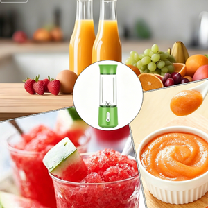Versatile Design Personal Blender Portable Orange Fruit Juicer Cup Rechargeable Smoothie <b>Maker</b> Squeezer for Various Beverages - Product Image 3
