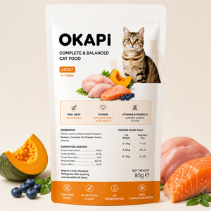 <span class=keywords><strong>Nourriture</strong></span> <span class=keywords><strong>humide</strong></span> de haute qualité <span class=keywords><strong>pour</strong></span> chats et chiens en sachet |   Aliments <span class=keywords><strong>pour</strong></span> animaux de compagnie OEM/ODM avec de la viande fraîche |   Vente en gros directe d'usine - Product Image 2