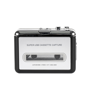 Lecteur de cassettes USB de style classique, lecteur de musique audio, enregistreur de cassettes avec convertisseur, capture des fichiers MP3 - Product Image 1