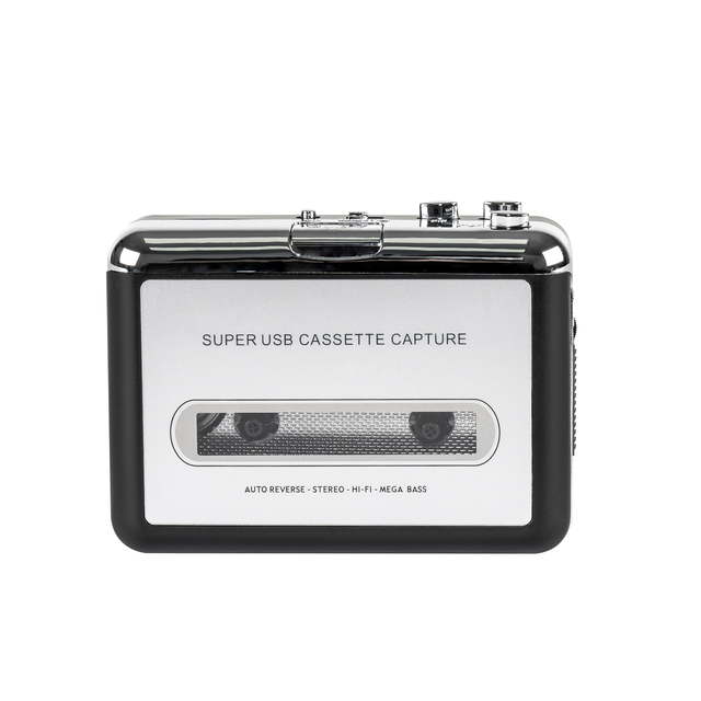 Classic Style USB Cassette Player Audio Music Player Tape Cassette Recorder with Converter Captures MP3 Files