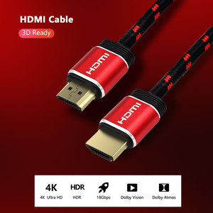 Cable HDMI 2.0 de Alta Velocidad Compatible con 3D 4K 60Hz HD HDR para TV, Computadora, Proyector, Monitor, HDTV, Altavoz, Reproductor de DVD - Product Image 2
