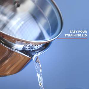 Juego de utensilios de Cocina de Inducción de acero inoxidable de 9 piezas de lujo moderno, <span class=keywords><strong>ollas</strong></span> de metal ecológicas, sartenes, utensilios de cocina en color alcaravea - Product Image 3