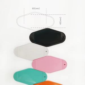 Vente en gros de porte-clés en acrylique personnalisés gravés et imprimés avec logo personnalisé et porte-clés d'hôtel - Product Image 6