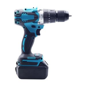 Taladro de impacto industrial de 13 mm con motor sin escobillas, batería de iones de litio y empuñadura tipo pistola para perforación e instalación - Product Image 2