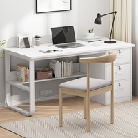 Ensemble Table et Chaise de Bureau Commercial Moderne Simple, Bureau d'Ordinateur pour Employés, Résistant aux Taches, Idéal pour Bureaux et Immeubles de Bureaux