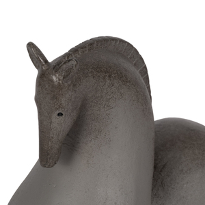 Scultura in Resina di Cavallo Curvo, Decorazione Moderna per Casa, Soggiorno, Bagno, Ufficio, Esposizione su Mensola - Product Image 5