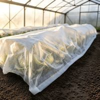 Tissu non tissé robuste de protection contre le gel pour les cultures en serre, les plantes de pépinière et les couvertures de jardin d'hiver