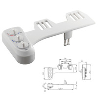 Galenoo — nettoyeur de corps intelligent, couverture de toilette pour femmes, eau froide et chaude, installation simple, lavage des fesses, double buse