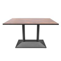 Pieds de table en fer de style industriel noir, pour restaurant, hôtel, table basse