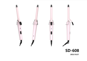 <span class=keywords><strong>Fer</strong></span> à <span class=keywords><strong>boucler</strong></span> en céramique PTC avec boucle de suspension et cordon d'alimentation rotatif, 7 accessoires en option, usage professionnel pour la coiffure - Product Image 6