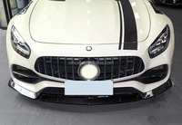 Accessoires de modification automobile pour AMG GTC : séparateurs de pare-chocs avant en fibre de carbone pour Mercedes Benz AMG GTS GT, kit carrosserie lèvre avant