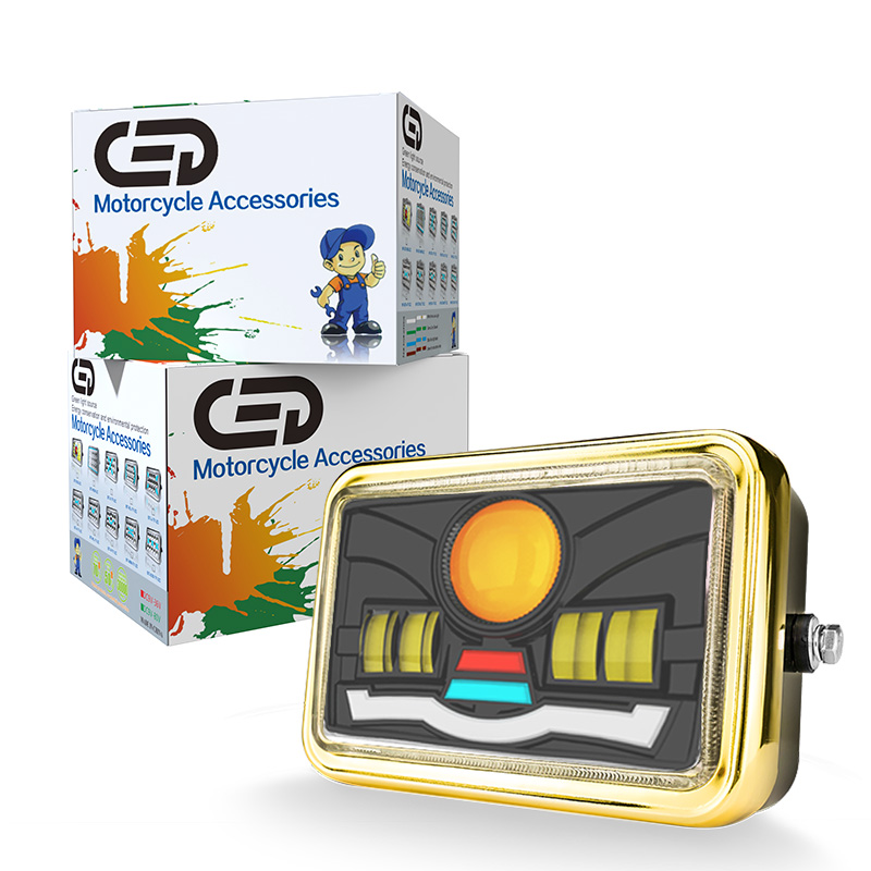 TJ03 Yellow Hi White Lo/White Blue Red Pink DRL Flash