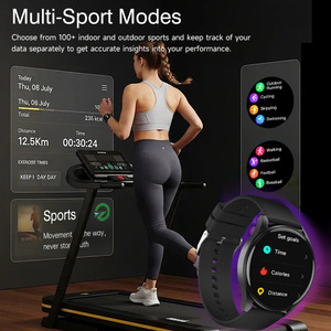 Nouvelle <span class=keywords><strong>montre</strong></span> de sport T73 avec Bluetooth, modes multisports, surveillance de la fréquence cardiaque, suivi du sommeil et assistant vocal - Product Image 3